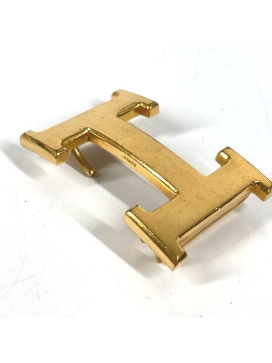 Hermes Buckle Belt Only Metal Gold main image 4